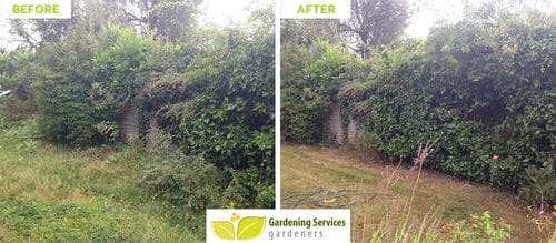 front garden landscaping Barons Court