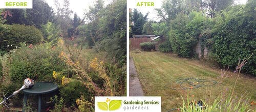 front garden landscaping Bounds Green